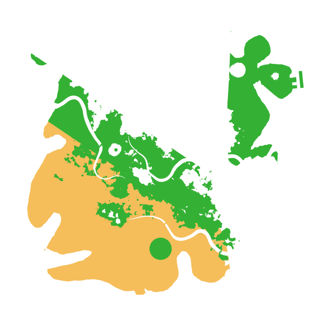 Biome Rust Map: Procedural Map, Size: 3750, Seed: 877743