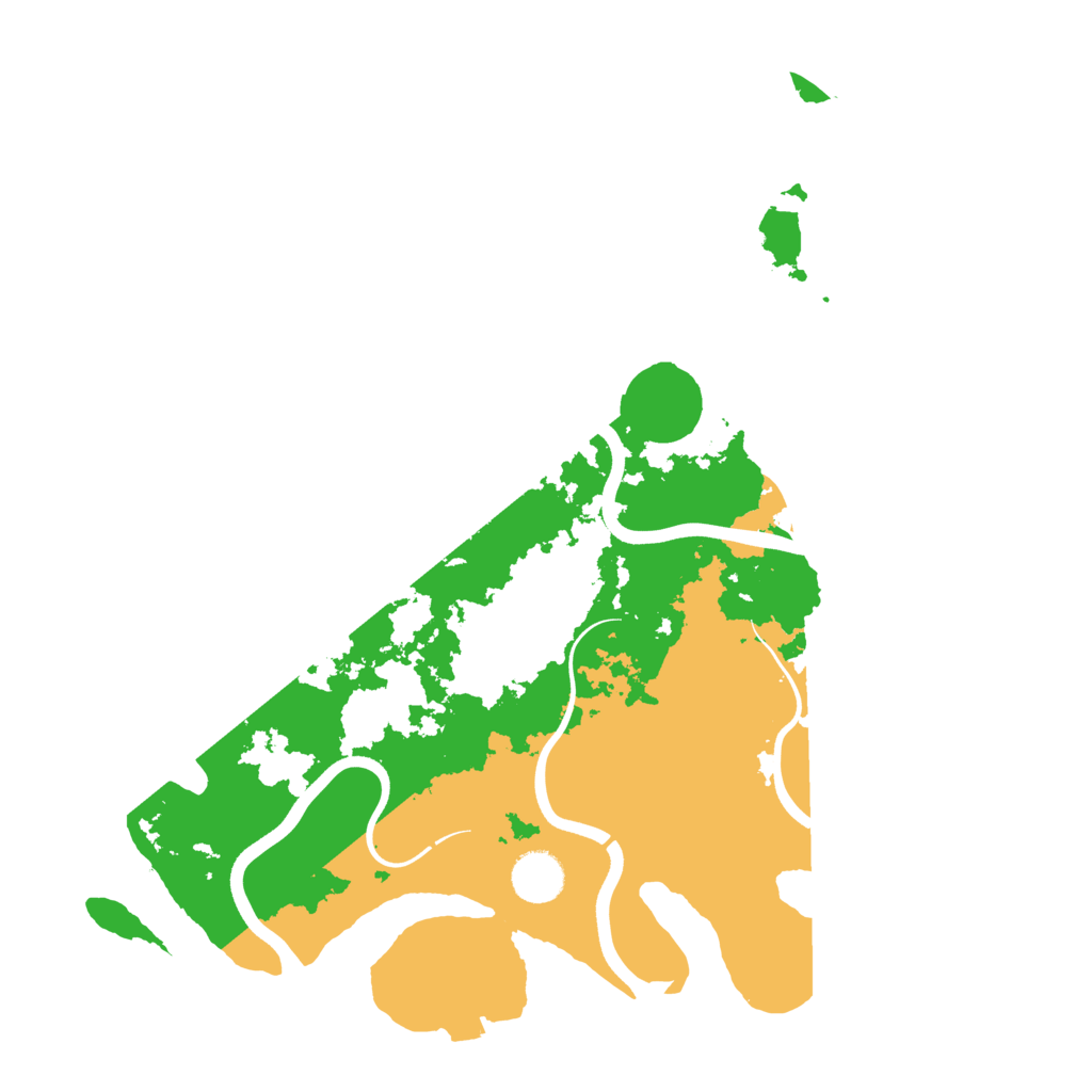 Biome Rust Map: Procedural Map, Size: 3700, Seed: 998152