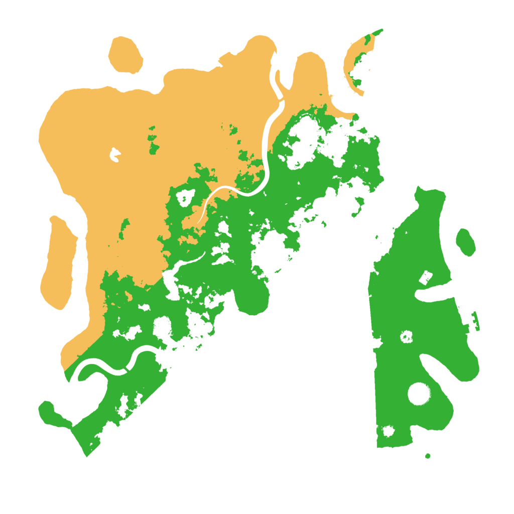 Biome Rust Map: Procedural Map, Size: 4000, Seed: 990348
