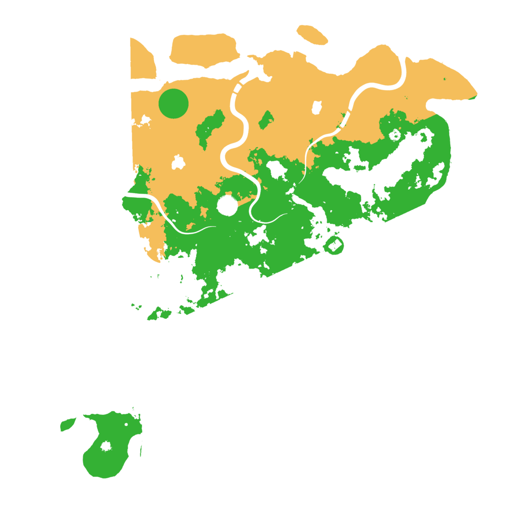 Biome Rust Map: Procedural Map, Size: 4500, Seed: 274542038