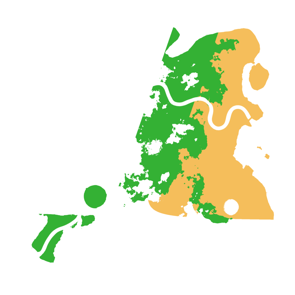 Biome Rust Map: Procedural Map, Size: 3500, Seed: 684518645