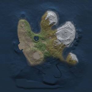 Thumbnail Rust Map: Procedural Map, Size: 1800, Seed: 1384001456, 3 Monuments