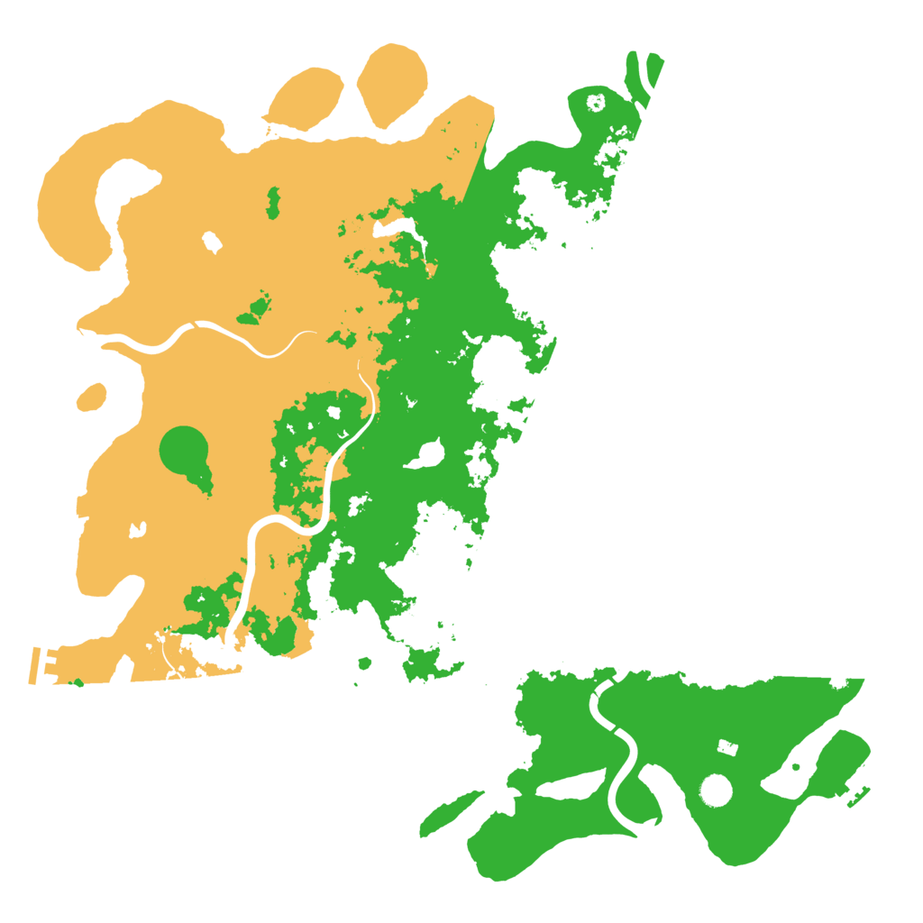 Biome Rust Map: Procedural Map, Size: 5000, Seed: 1351028909