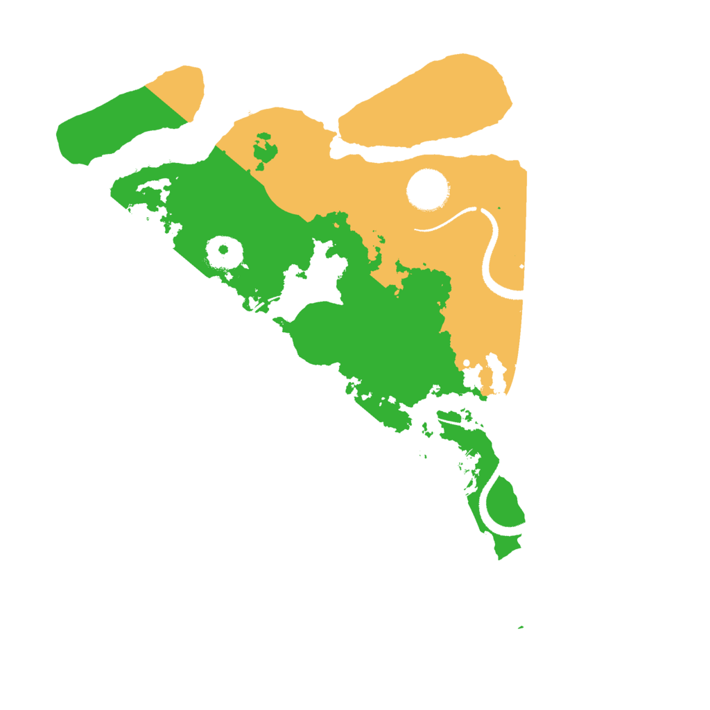 Biome Rust Map: Procedural Map, Size: 3000, Seed: 355016530