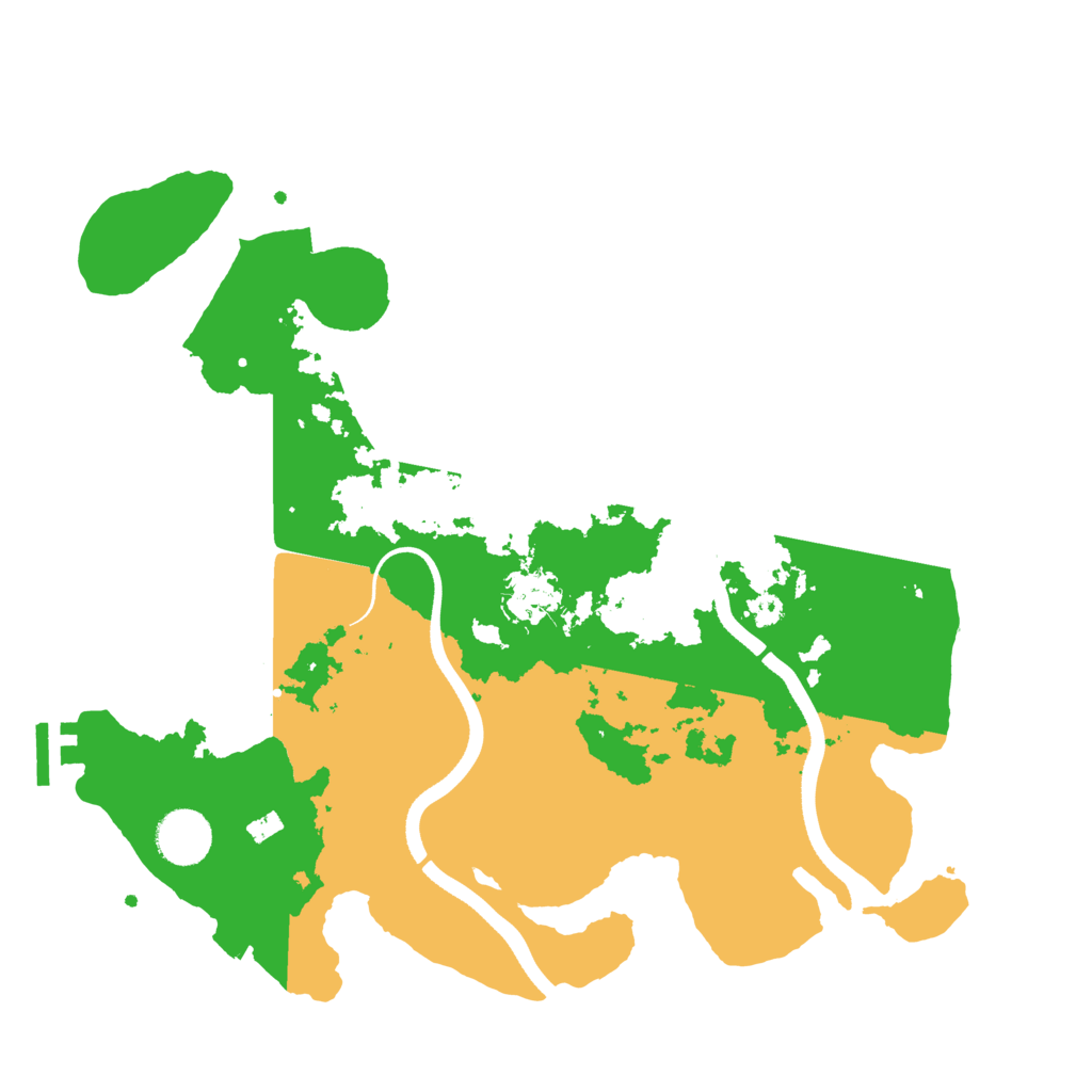 Biome Rust Map: Procedural Map, Size: 3500, Seed: 18938