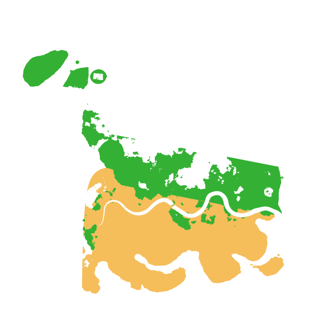 Biome Rust Map: Procedural Map, Size: 3500, Seed: 18938