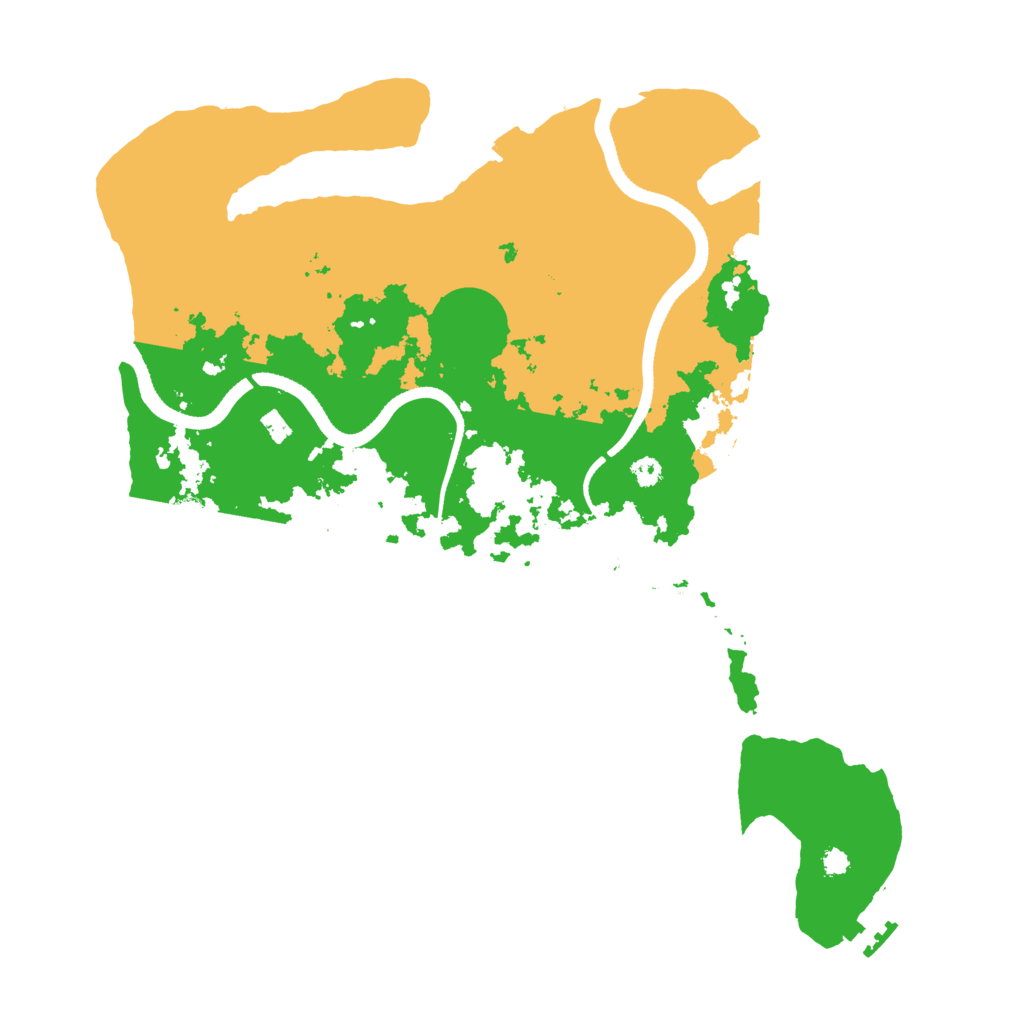 Biome Rust Map: Procedural Map, Size: 3500, Seed: 745633246