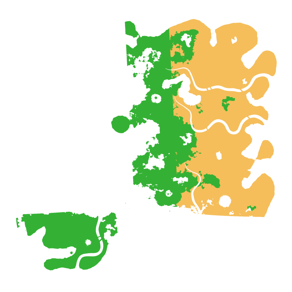 Biome Rust Map: Procedural Map, Size: 4500, Seed: 1999215936