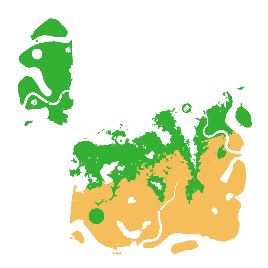 Biome Rust Map: Procedural Map, Size: 4500, Seed: 295439