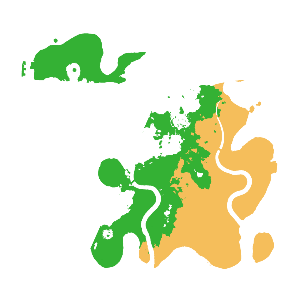 Biome Rust Map: Procedural Map, Size: 3000, Seed: 1708496183