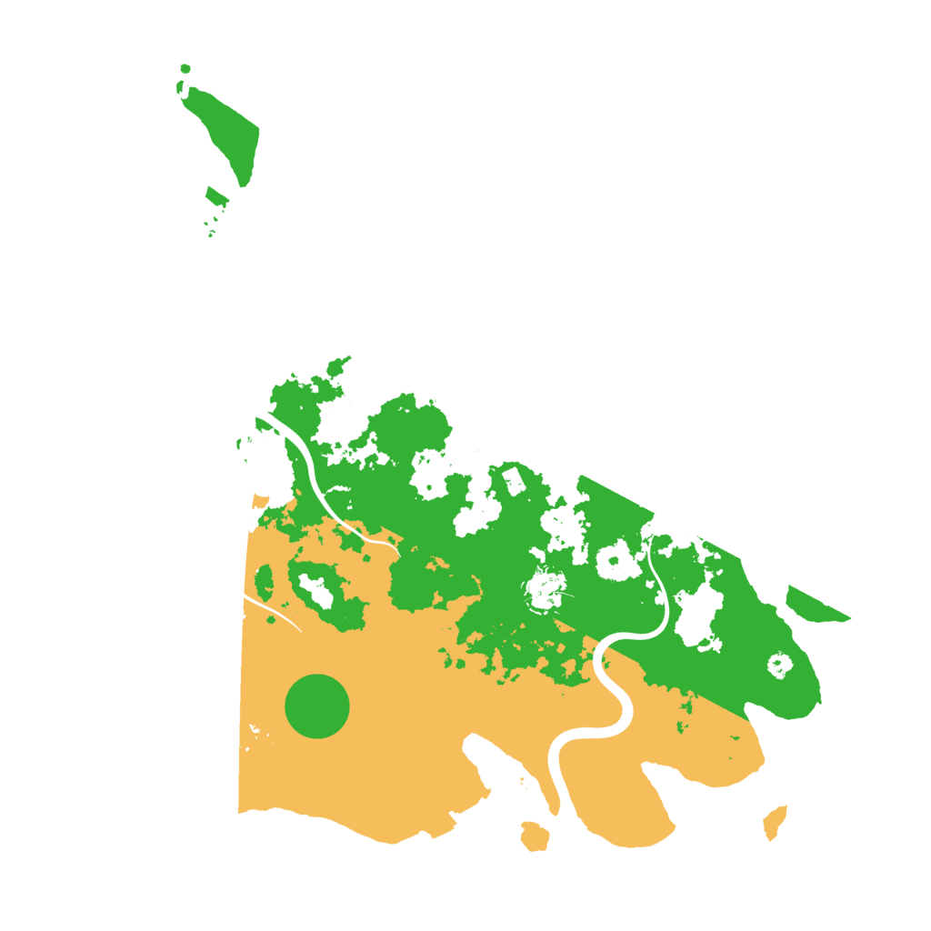 Biome Rust Map: Procedural Map, Size: 3800, Seed: 242466901