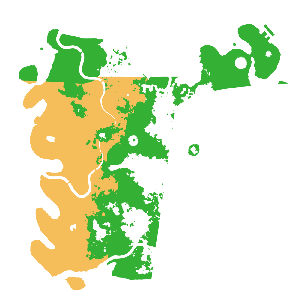 Biome Rust Map: Procedural Map, Size: 4500, Seed: 521719123