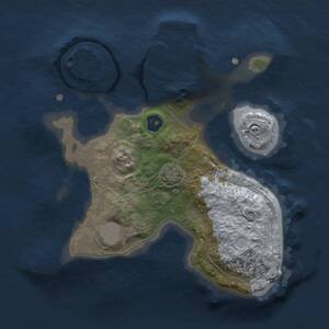 Thumbnail Rust Map: Procedural Map, Size: 2000, Seed: 287561359, 3 Monuments