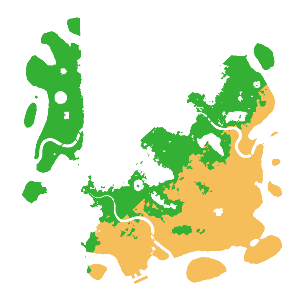 Biome Rust Map: Procedural Map, Size: 4250, Seed: 746454979