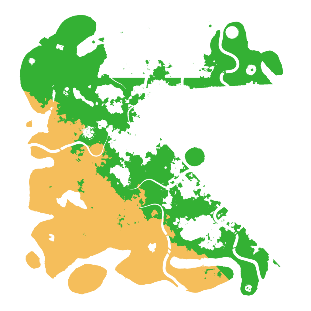 Biome Rust Map: Procedural Map, Size: 4500, Seed: 2083481421