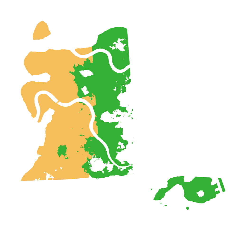 Biome Rust Map: Procedural Map, Size: 3250, Seed: 65463454