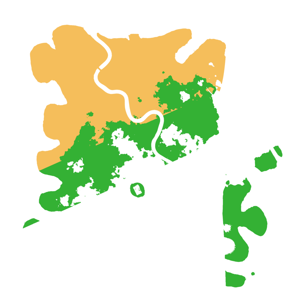 Biome Rust Map: Procedural Map, Size: 3500, Seed: 1254642680