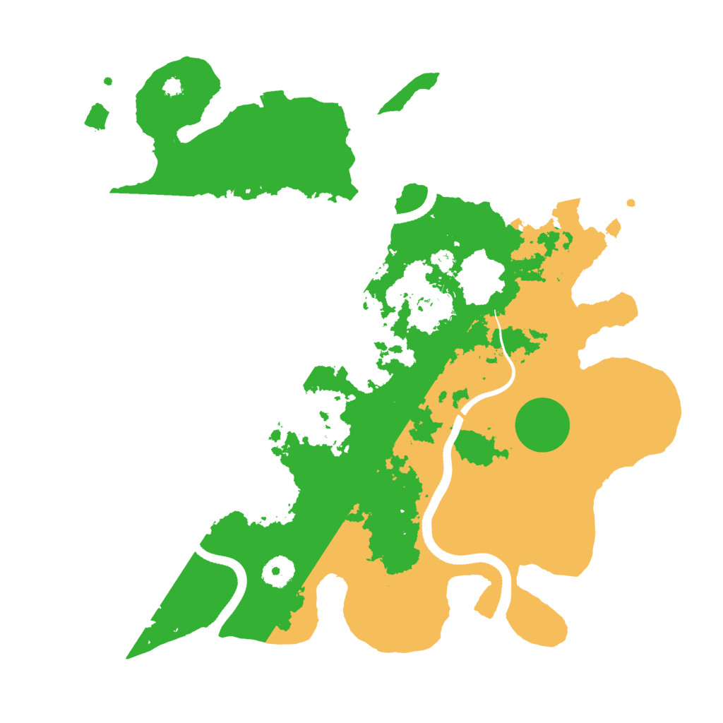 Biome Rust Map: Procedural Map, Size: 3500, Seed: 7605981