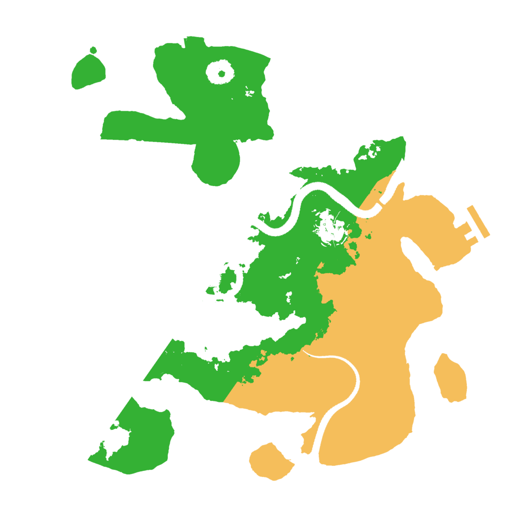 Biome Rust Map: Procedural Map, Size: 3000, Seed: 1346573936
