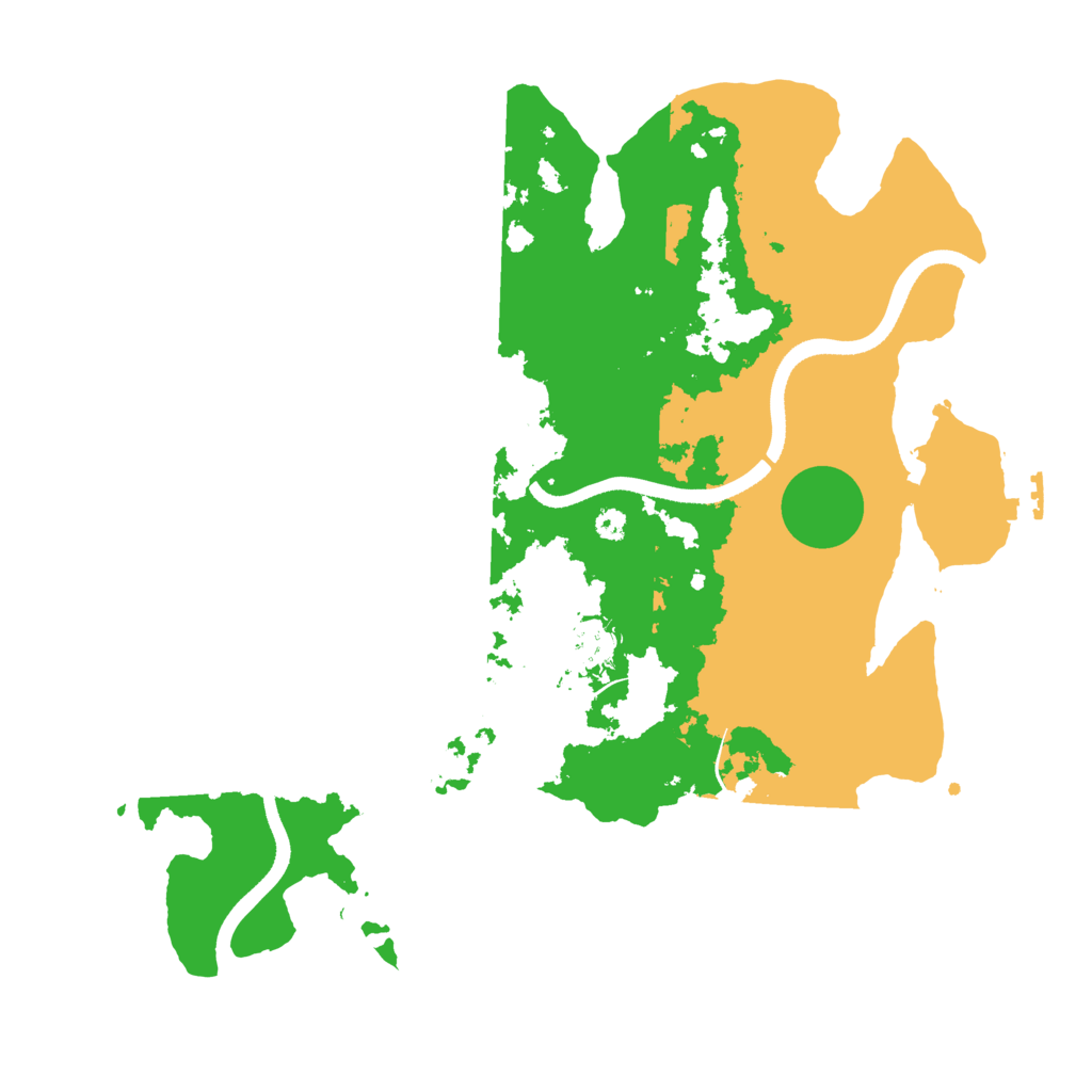 Biome Rust Map: Procedural Map, Size: 3500, Seed: 1965016944