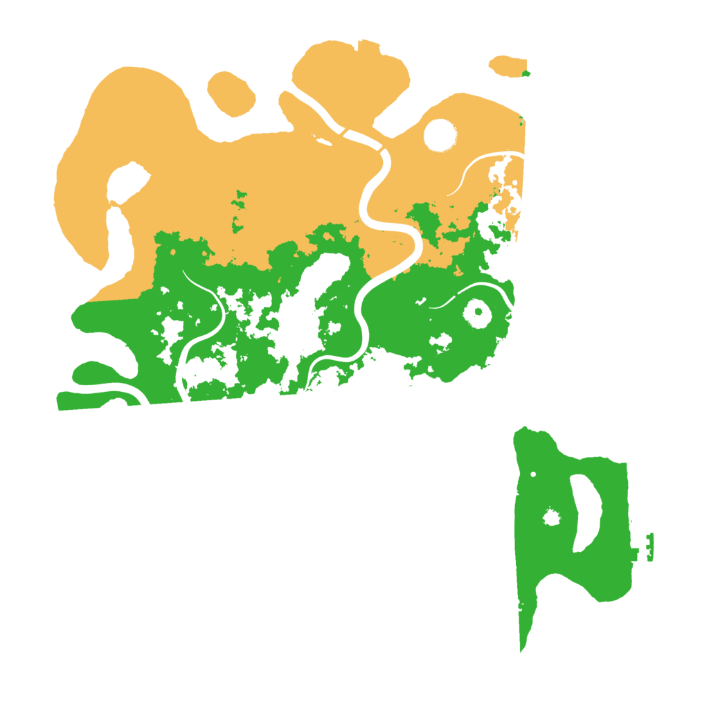 Biome Rust Map: Procedural Map, Size: 3800, Seed: 51816345