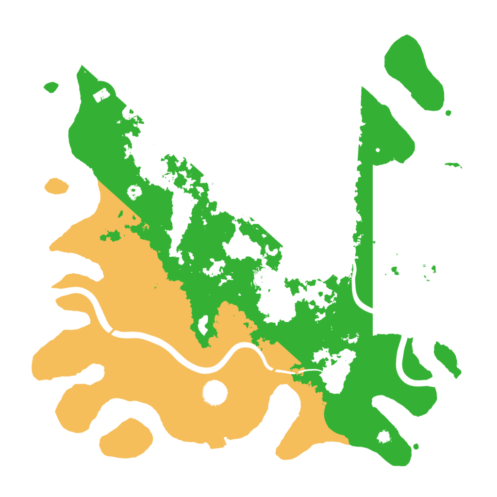 Biome Rust Map: Procedural Map, Size: 3500, Seed: 832916967