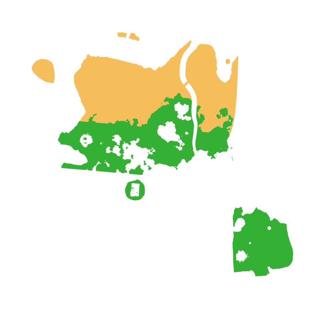Biome Rust Map: Procedural Map, Size: 2600, Seed: 794657665