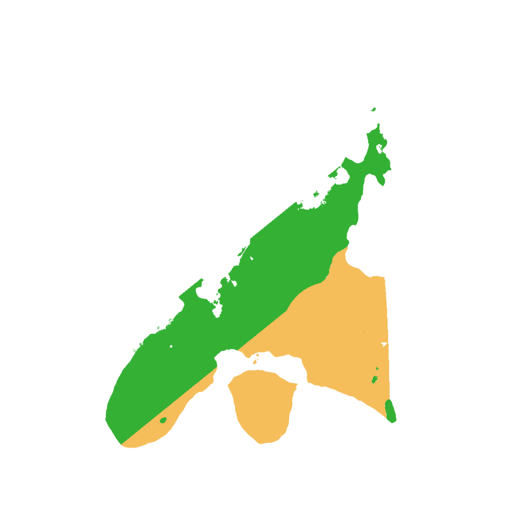 Biome Rust Map: Procedural Map, Size: 2000, Seed: 1770161371