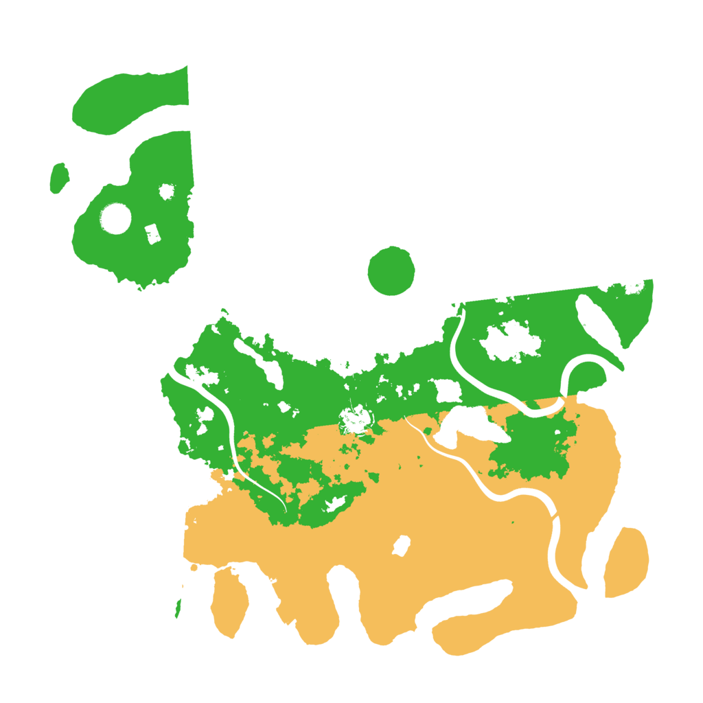 Biome Rust Map: Procedural Map, Size: 4000, Seed: 16845