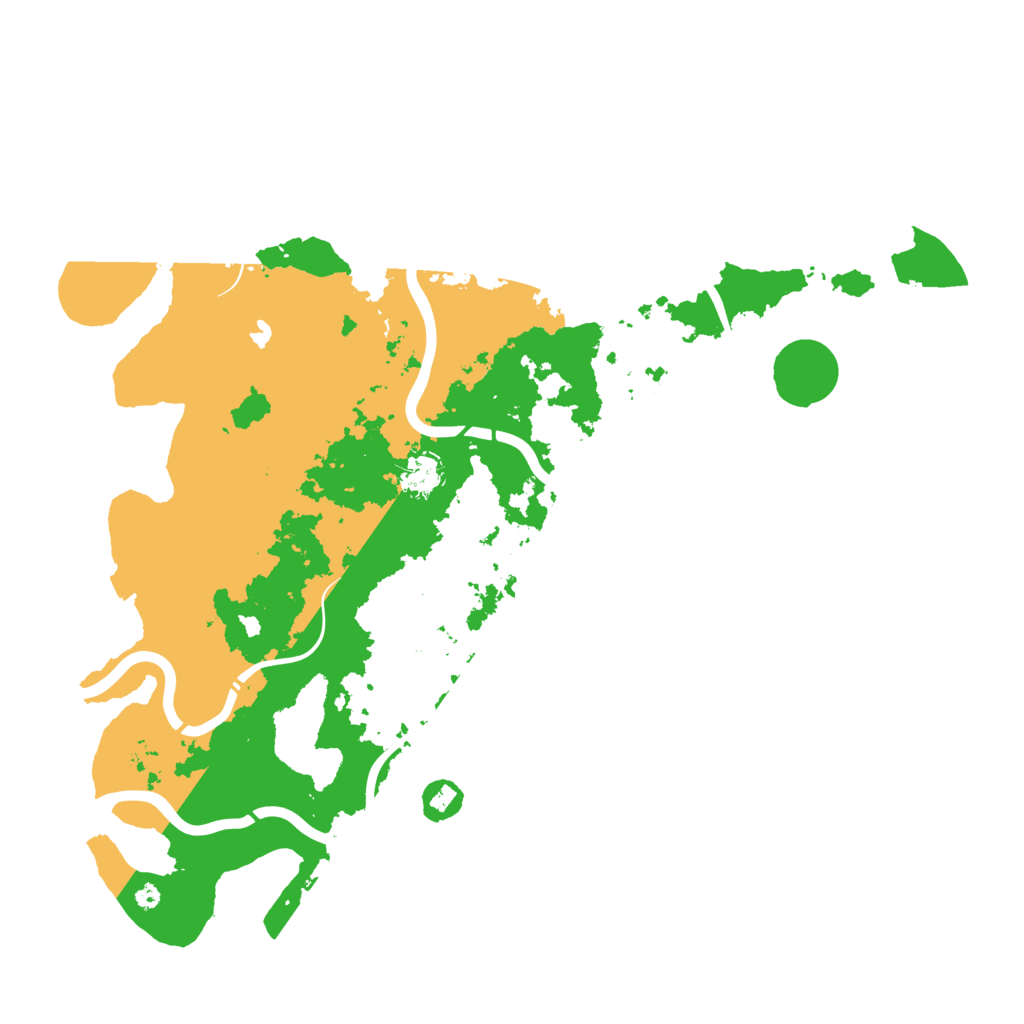 Biome Rust Map: Procedural Map, Size: 4250, Seed: 1992382871