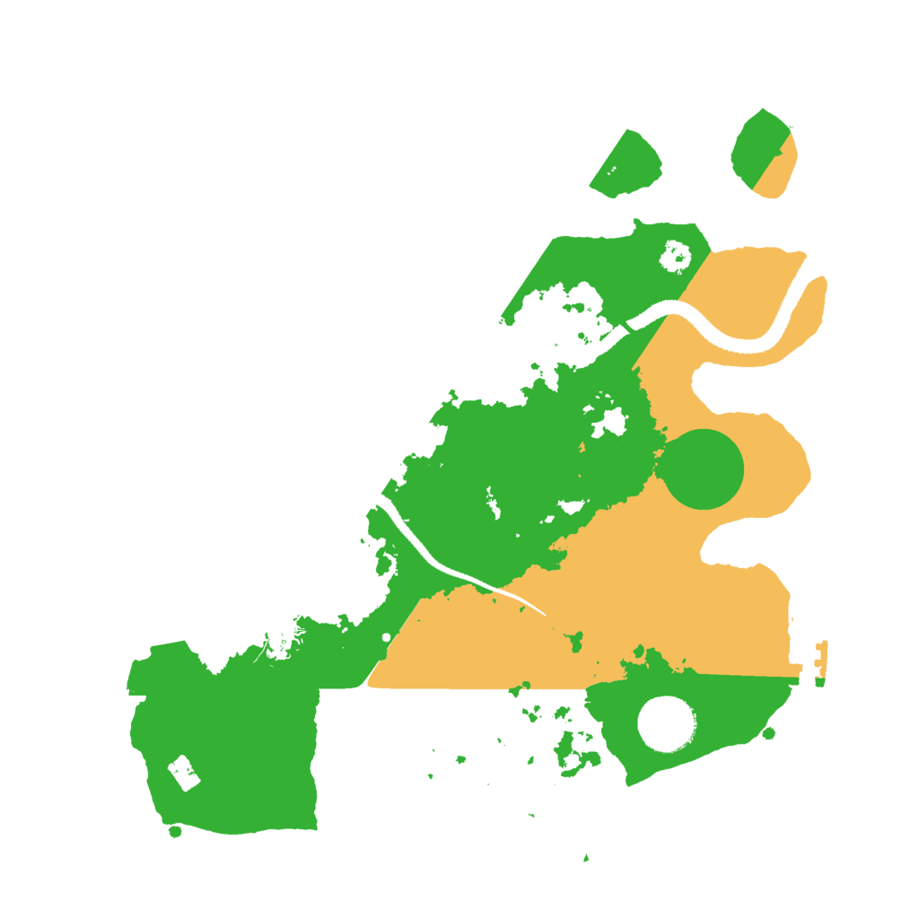 Biome Rust Map: Procedural Map, Size: 3000, Seed: 402718399