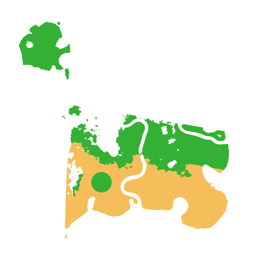 Biome Rust Map: Procedural Map, Size: 3300, Seed: 6969420