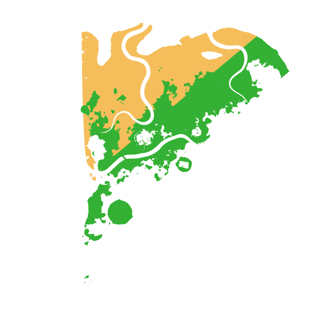 Biome Rust Map: Procedural Map, Size: 3500, Seed: 562396559