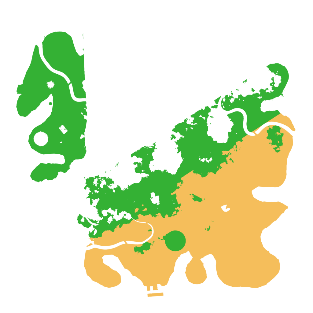Biome Rust Map: Procedural Map, Size: 4000, Seed: 2057739906