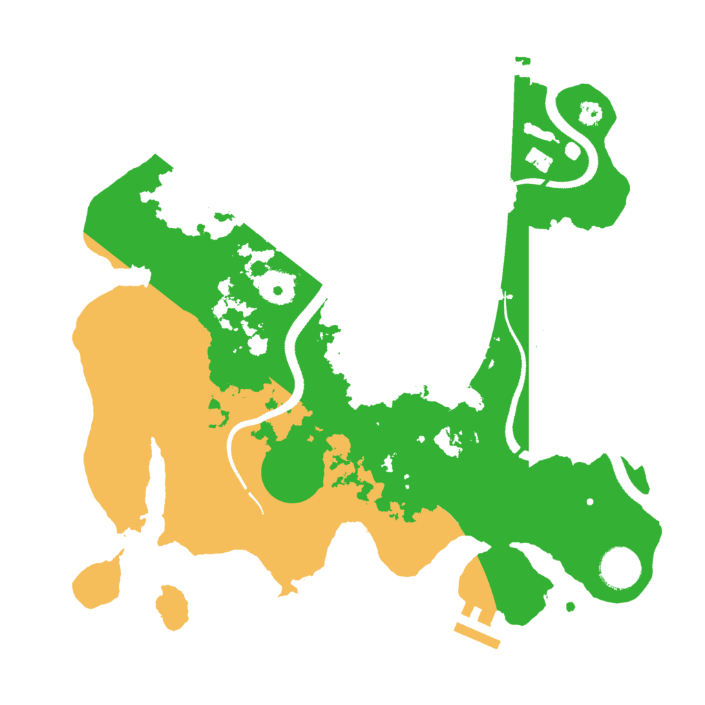 Biome Rust Map: Procedural Map, Size: 3000, Seed: 1755878701