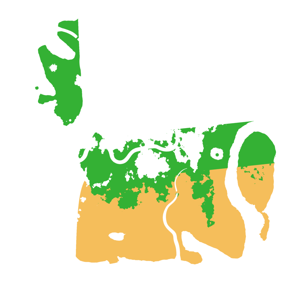 Biome Rust Map: Procedural Map, Size: 3500, Seed: 743491570