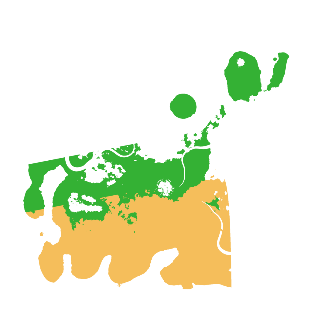 Biome Rust Map: Procedural Map, Size: 3500, Seed: 339947918