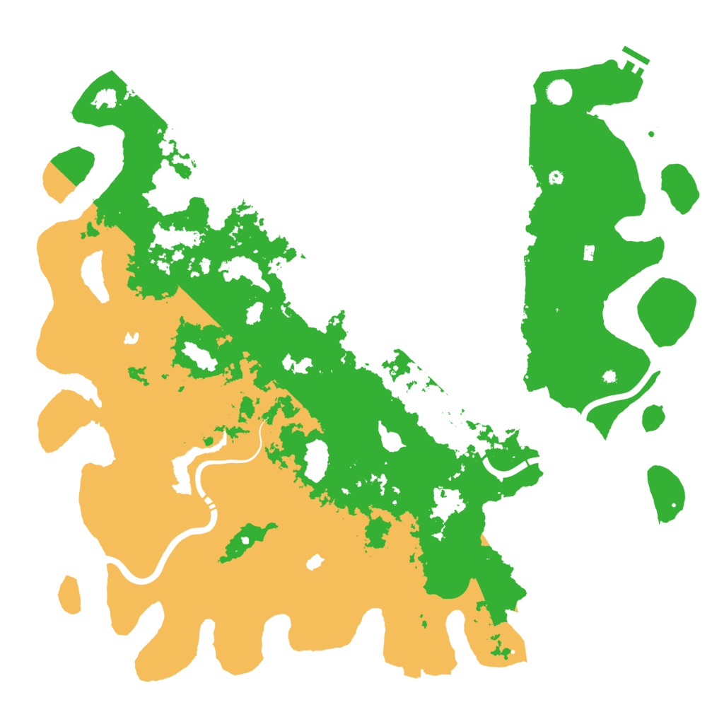 Biome Rust Map: Procedural Map, Size: 5000, Seed: 79654758