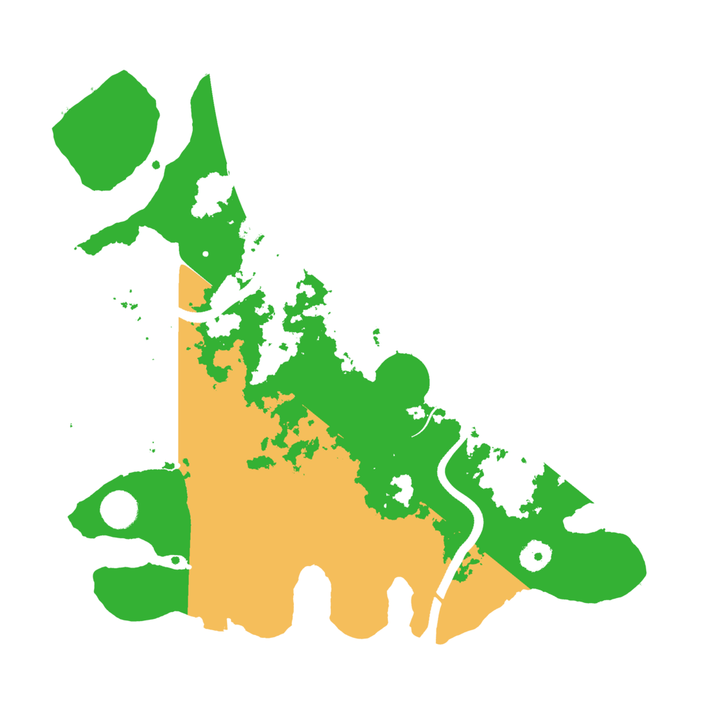Biome Rust Map: Procedural Map, Size: 3500, Seed: 1735685556