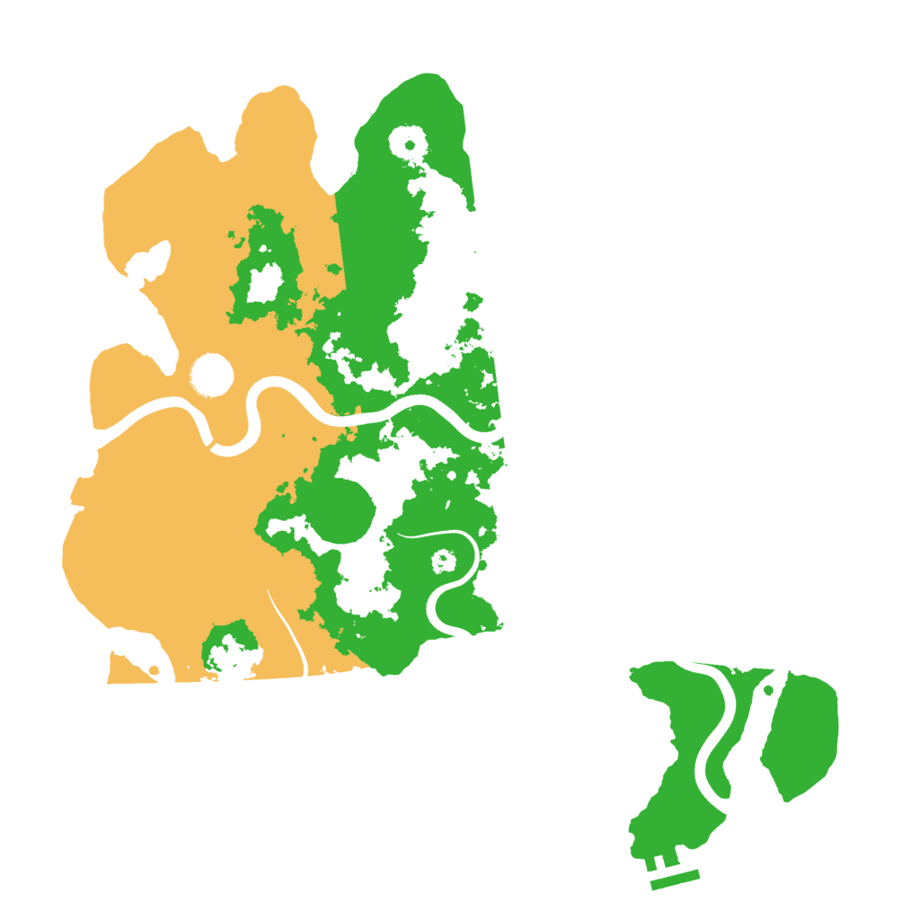 Biome Rust Map: Procedural Map, Size: 3750, Seed: 694292854
