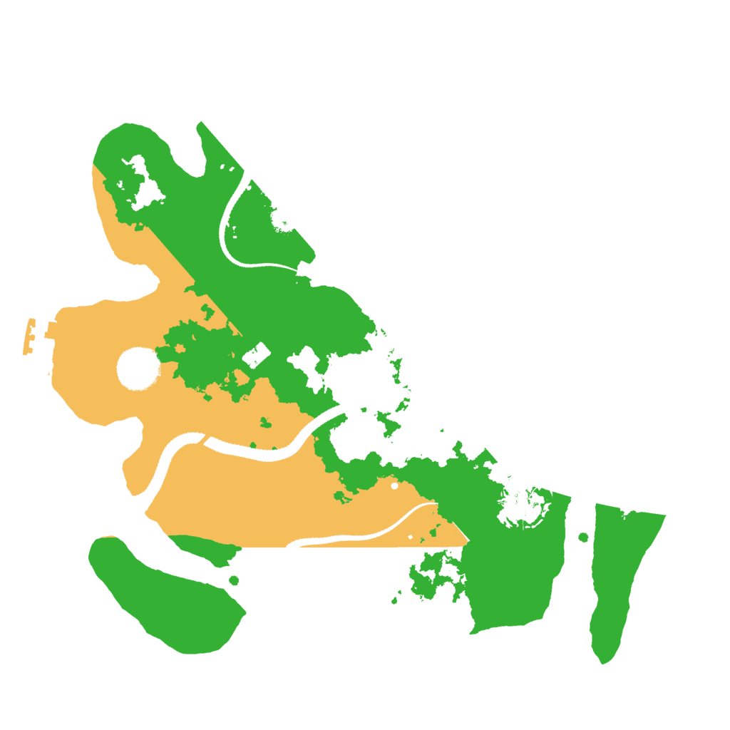 Biome Rust Map: Procedural Map, Size: 3000, Seed: 8413759