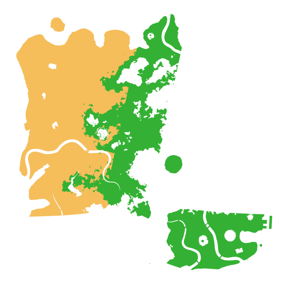 Biome Rust Map: Procedural Map, Size: 4500, Seed: 631956557