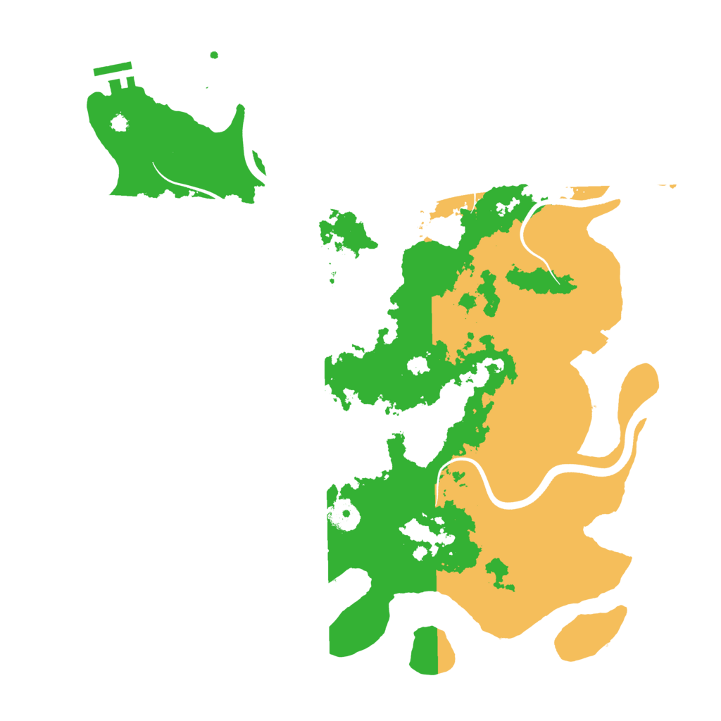 Biome Rust Map: Procedural Map, Size: 3800, Seed: 5000000