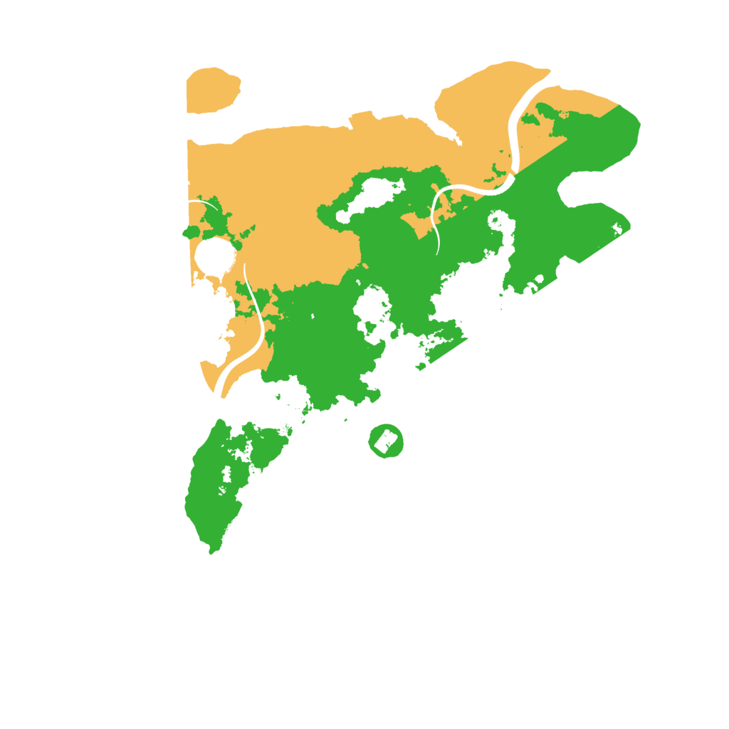 Biome Rust Map: Procedural Map, Size: 3500, Seed: 2036892579