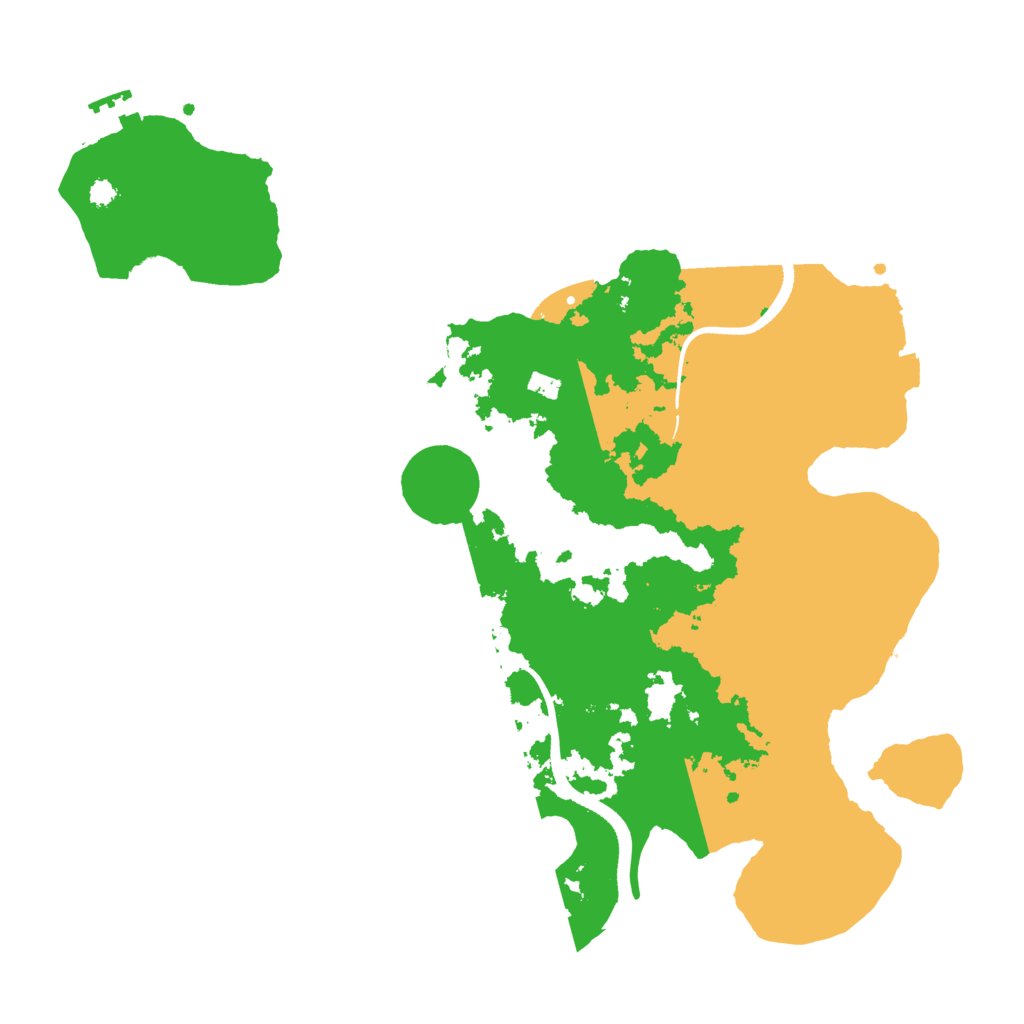 Biome Rust Map: Procedural Map, Size: 3500, Seed: 1370472611