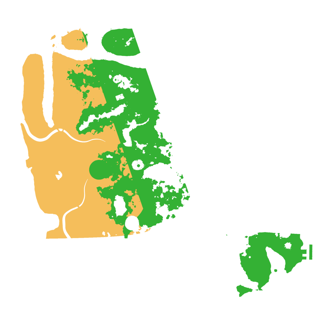 Biome Rust Map: Procedural Map, Size: 4300, Seed: 20250523