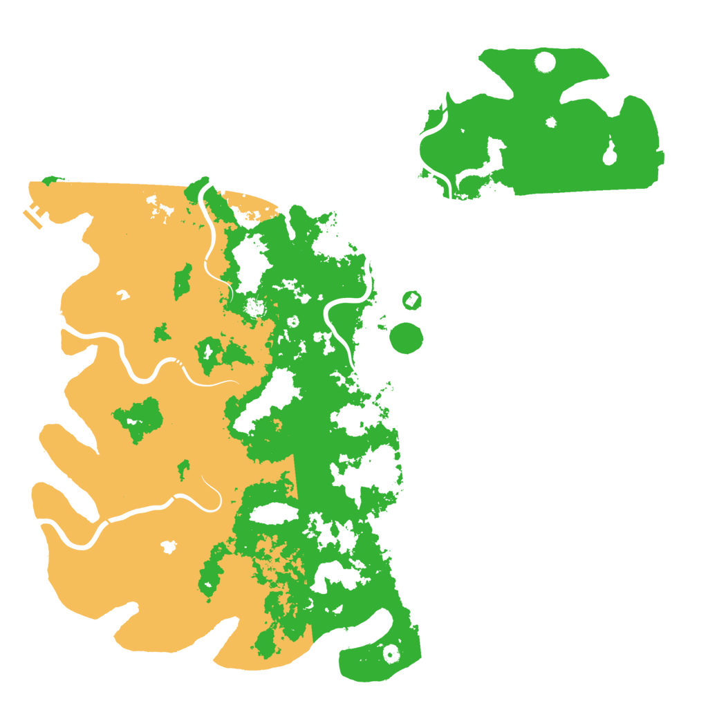 Biome Rust Map: Procedural Map, Size: 6000, Seed: 173235124