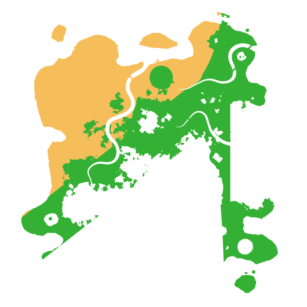 Biome Rust Map: Procedural Map, Size: 3500, Seed: 1744437826