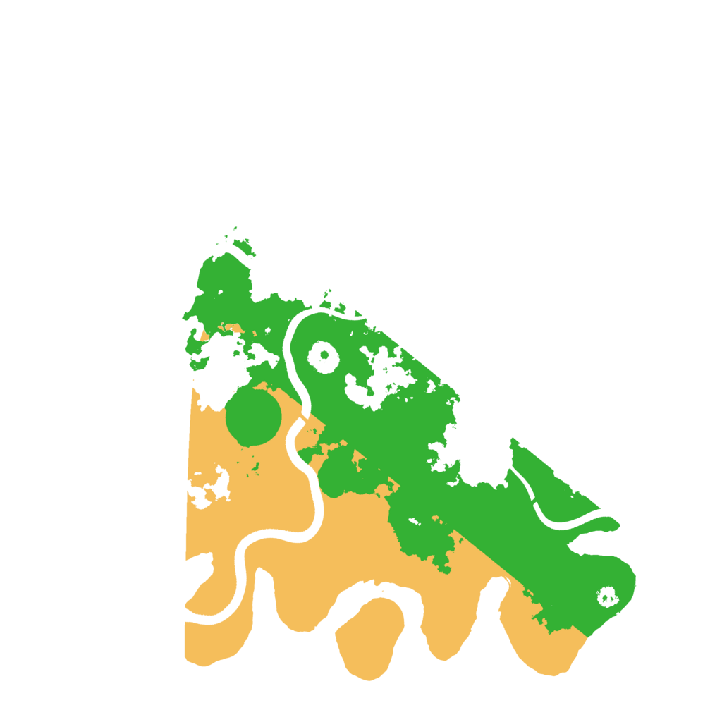 Biome Rust Map: Procedural Map, Size: 3500, Seed: 378315591