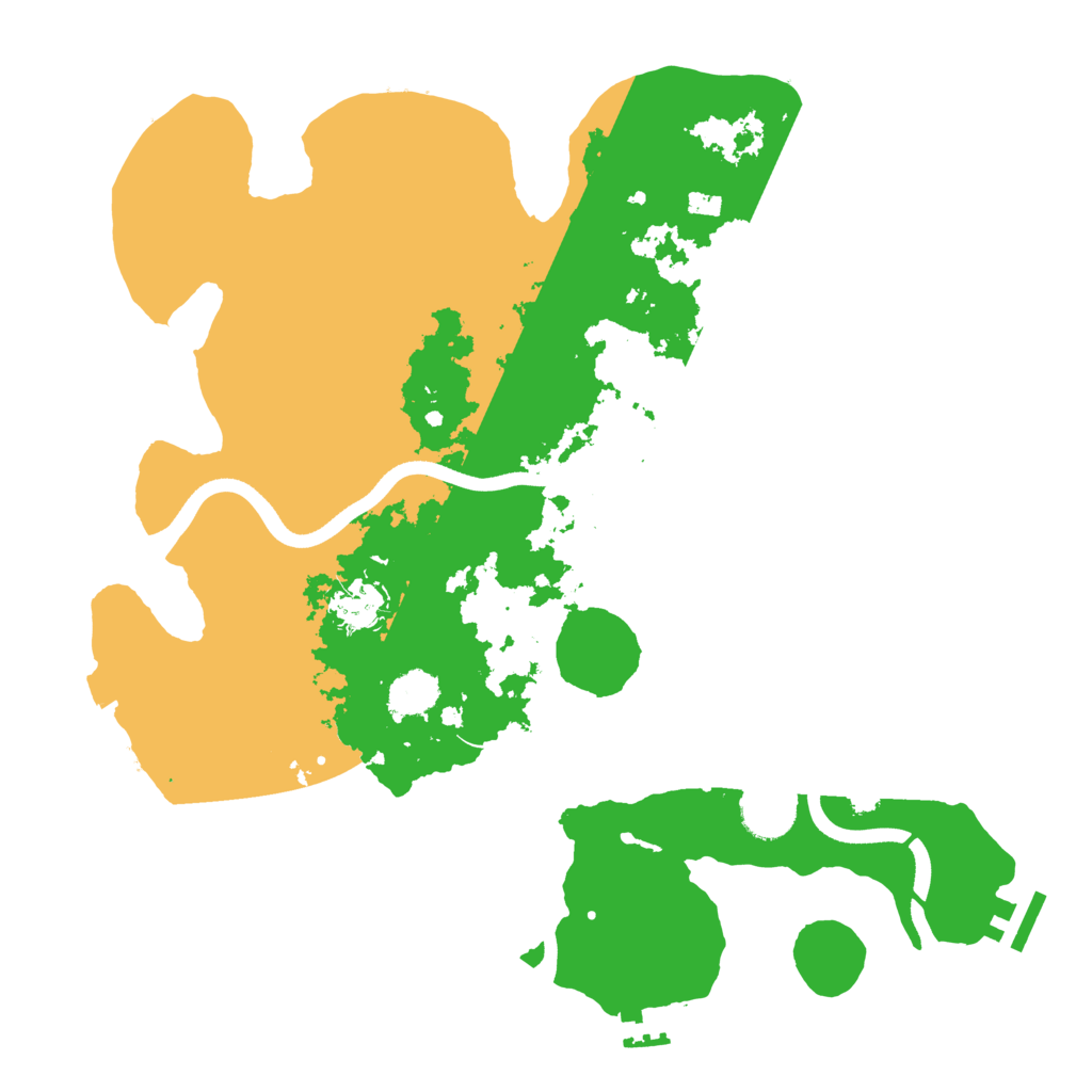 Biome Rust Map: Procedural Map, Size: 3550, Seed: 91534769